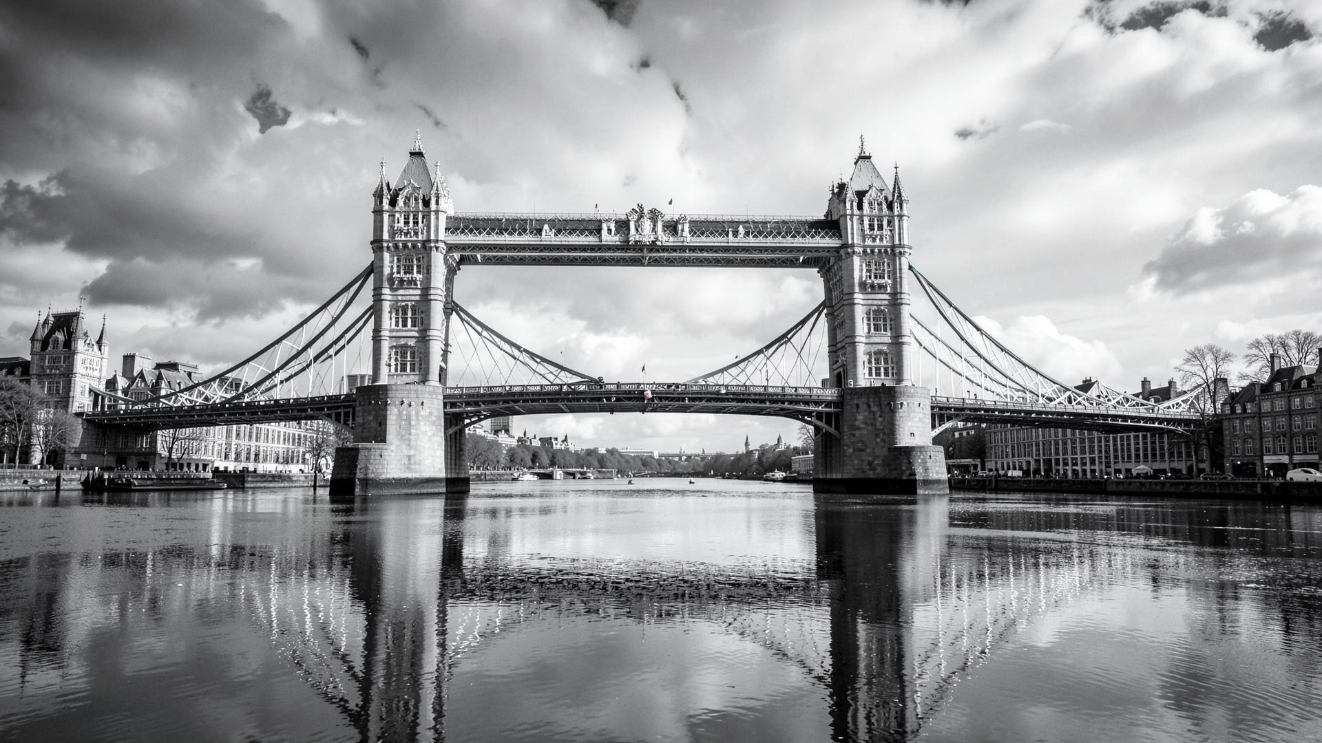 Tower Bridge and the River Thames, London